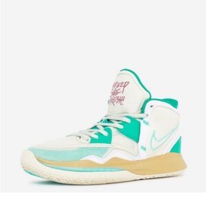 Nike Kyrie Infinity Men’s 9 Keep Sue Fresh Green Teal and White CZ0204-002 Shoes